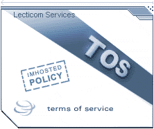 Terms of Service for Lecticom.com Web Development Hosting Designing